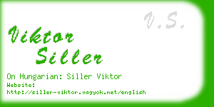 viktor siller business card